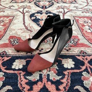 Derek Lam Suede and Calf Leather Color Block Heels Size 8